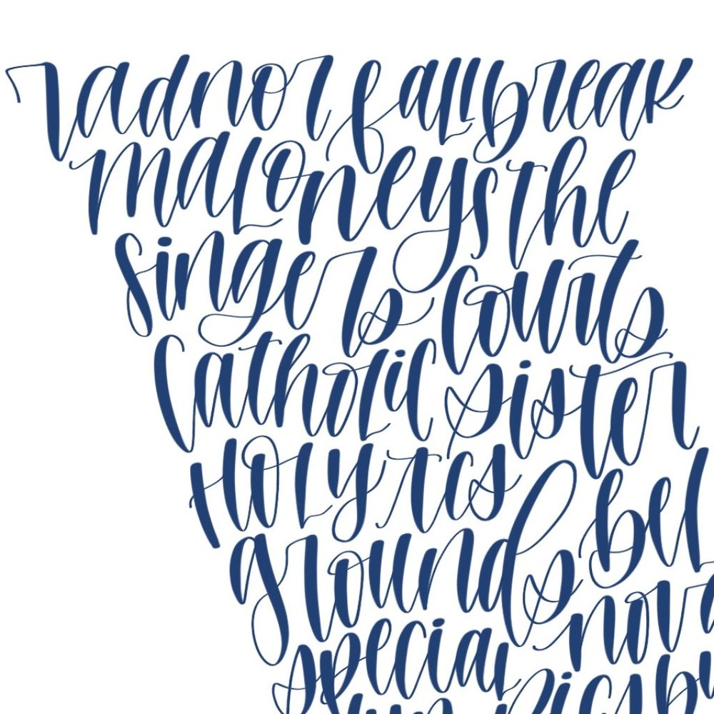 Villanova University Word Art - Picture 4 of 4